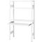Rayonnage emboîtable ORDO Home, rayonnage de base, 3 tablettes, multifonctionnel, mobile, L 1060 x P 435 x H 1750 mm, blanc trafic RAL 9016