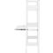 Rayonnage emboîtable ORDO Home, rayonnage de base, 3 tablettes, multifonctionnel, mobile, L 1060 x P 435 x H 1750 mm, blanc trafic RAL 9016