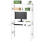 Rayonnage emboîtable ORDO Home, rayonnage de base, 3 tablettes, multifonctionnel, mobile, L 1060 x P 435 x H 1750 mm, blanc trafic RAL 9016
