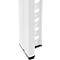 Rayonnage emboîtable ORDO Home, rayonnage de base, 3 tablettes, multifonctionnel, mobile, L 1060 x P 435 x H 1750 mm, blanc trafic RAL 9016