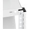 Rayonnage emboîtable ORDO Home, rayonnage de base, 3 tablettes, multifonctionnel, mobile, L 1060 x P 435 x H 1750 mm, blanc trafic RAL 9016