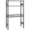 Rayonnage emboîtable ORDO Home, rayonnage de base, 3 tablettes, multifonctionnel, mobile, L 1060 x P 435 x H 1750 mm, noir profond mat RAL 9005