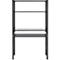 Rayonnage emboîtable ORDO Home, rayonnage de base, 3 tablettes, multifonctionnel, mobile, L 1060 x P 435 x H 1750 mm, noir profond mat RAL 9005