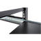 Rayonnage emboîtable ORDO Home, rayonnage de base, 3 tablettes, multifonctionnel, mobile, L 1060 x P 435 x H 1750 mm, noir profond mat RAL 9005