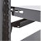 Rayonnage emboîtable ORDO Home, rayonnage de base, 3 tablettes, multifonctionnel, mobile, L 1060 x P 435 x H 1750 mm, noir profond mat RAL 9005
