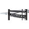 Rayonnage emboîtable ORDO Home, rayonnage de base, 3 tablettes, multifonctionnel, mobile, L 1060 x P 435 x H 1750 mm, noir profond mat RAL 9005
