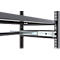 Rayonnage emboîtable ORDO Home, rayonnage de base, 3 tablettes, multifonctionnel, mobile, L 1060 x P 435 x H 1750 mm, noir profond mat RAL 9005