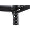 Rayonnage emboîtable ORDO Home, rayonnage de base, 3 tablettes, multifonctionnel, mobile, L 1060 x P 435 x H 1750 mm, noir profond mat RAL 9005