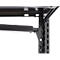 Rayonnage emboîtable ORDO Home, rayonnage de base, 3 tablettes, multifonctionnel, mobile, L 1060 x P 435 x H 1750 mm, noir profond mat RAL 9005