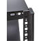 Rayonnage emboîtable ORDO Home, rayonnage de base, 3 tablettes, multifonctionnel, mobile, L 1060 x P 435 x H 1750 mm, noir profond mat RAL 9005