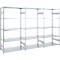 Rayonnage emboîtable ORDO Industry - acier - 1 élément de base + 2 éléments d'extension – modulaire – charge admissible 1200 kg - l. 2330 x P 635 x H 2000 mm - avec 15 tablettes – galvanisé