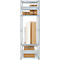 Rayonnage emboîtable ORDO Industry - acier - élément de base – modulaire – charge admissible 1200 kg - l. 1060 x P 435 x H 2000 mm - avec 5 tablettes - galvanisé