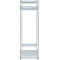 Rayonnage emboîtable ORDO Industry, élément de base, modulaire, 5 tablettes, charge admissible par tablette 140 kg, charge admissible par élément 1200 kg, L 1060 x P 435 x H 2000 mm, acier galvanisé