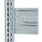 Rayonnage emboîtable ORDO Industry, élément de base, modulaire, 5 tablettes, charge admissible par tablette 140 kg, charge admissible par élément 1200 kg, L 1060 x P 435 x H 2000 mm, acier galvanisé