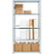 Rayonnage emboîtable ORDO Industry, élément de base, modulaire, 5 tablettes, charge admissible par tablette 140 kg, charge admissible par élément 1200 kg, L 1060 x P 835 x H 2000 mm, acier galvanisé
