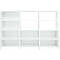 Rayonnage emboîtable ORDO Professional - acier - 1 élément de base + 2 éléments d'extension – modulaire – charge admissible 1200 kg - l. 2330 x P 635 x H 2000 mm - avec 15 tablettes – blanc signalisation RAL 9016