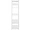 Rayonnage emboîtable ORDO Professional - acier - élément de base – modulaire – charge admissible 1200 kg - l. 1060 x P 435 x H 2000 mm - avec 5 tablettes – blanc trafic RAL 9016