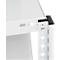 Rayonnage emboîtable ORDO Professional - acier - élément de base – modulaire – charge admissible 1200 kg - l. 1060 x P 435 x H 2000 mm - avec 5 tablettes – blanc trafic RAL 9016