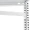 Rayonnage emboîtable ORDO Professional - acier - élément de base – modulaire – charge admissible 1200 kg - l. 1060 x P 535 x H 2000 mm - avec 5 tablettes – blanc trafic RAL 9016