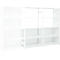 Rayonnage emboîtable ORDO Professional, rayonnage annexe, modulaire, 5 tablettes, charge admissible par tablette 140 kg, charge admissible par élément 1200 kg, L 1010 x P 535 x H 2000 mm, acier, blanc trafic RAL 9016