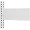 Rayonnage emboîtable ORDO Professional, rayonnage de base, modulaire, 5 tablettes, charge admissible par tablette 140 kg, charge admissible par élément 1200 kg, L 1060 x P 535 x H 2000 mm, acier, blanc trafic RAL 9016