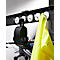 Rayonnage emboîtable pour vélos/loisirs ORDO Flex, rayonnage de base, multifonctionnel, L 1060 x P 635 x H 2000 mm, noir profond RAL 9005