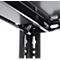 Rayonnage emboîtable Schulte Lagertechnik MULTIplus 150, rayonnage de base avec traverses de longueur, 5 tablettes réglables en hauteur, jusqu'à 1300 kg, L 1000 x P 500 x H 2000 mm acier, noir