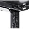 Rayonnage emboîtable Schulte Lagertechnik MULTIplus 150, rayonnage de base avec traverses de longueur, 5 tablettes réglables en hauteur, jusqu'à 1300 kg, L 1000 x P 500 x H 2000 mm acier, noir