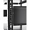 Rayonnage emboîtable Schulte Lagertechnik MULTIplus 150, rayonnage de base avec traverses de longueur, 5 tablettes réglables en hauteur, jusqu'à 1300 kg, L 1000 x P 500 x H 2000 mm acier, noir