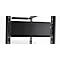 Rayonnage emboîtable Schulte Lagertechnik MULTIplus 150, rayonnage de base avec traverses de longueur, 5 tablettes réglables en hauteur, jusqu'à 1300 kg, L 1000 x P 500 x H 2000 mm acier, noir