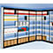 Rayonnage en acier PROGRESS 2000, module, sans panneau arrière, H 1900 x l. 1000 x P 300 mm, cadre noir