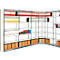 Rayonnage en acier PROGRESS 2000, module, sans panneau arrière, H 2600 x l. 1000 x P 300 mm, cadre argent