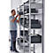 Rayonnage express sans vis, 5 étagères, capacité de charge 150 kg/étagère, charge par travée 1300 kg, croisillons, L 1000 x H 2000 mm, différentes profondeurs
