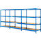 Rayonnage longue portée - module de base - l. 1600 x P 600 mm - 4 étagères - laqué époxy - bleu ciel RAL 5015