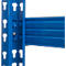 Rayonnage longue portée - module de base - l. 1600 x P 600 mm - 4 étagères - laqué époxy - bleu ciel RAL 5015