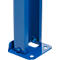 Rayonnage longue portée - module de base - l. 1600 x P 600 mm - 4 étagères - laqué époxy - bleu ciel RAL 5015