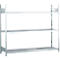 Rayonnage longue portée WS 2000 - l. 1500 x P 500 x H 2000 mm - 3 étagères - capacité de charge par étagère 400 kg- acier -galvanisé