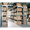 Rayonnage modulaire WR 600, module de base, traverse galvanisé, avec 2 niveaux, 2200 x 1500 x 800 mm