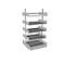 Rayonnage ouvert Variabo, module de base, utilisable des deux côtés, profondeur de compartiment 400 mm, 1000 x 2000 mm