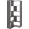 Rayonnage réglable TEMPIO, en bois, coulissant, 5 OH, L 1000-1500 x P 330 x H 2130 mm, anthracite
