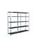 Rayonnage sans boulon, H 2000 x L 2200 x P 500 mm, galvanisé