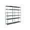 Rayonnage sans boulon, H 2300 x L 2200 x P 500 mm, galvanisé