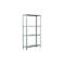 Rayonnage sans vis dans un système modulaire, rayonnage de base, 800 x 300 x 1500 mm, blanc