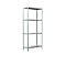 Rayonnage sans vis dans un système modulaire, rayonnage de base, 800 x 350 x 1800 mm, blanc