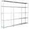 Rayonnage sans vis, H 2000 x L 2600 x P 350 mm, blanc