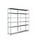 Rayonnage sans vis, H 2300 x L 2200 x P 500 mm, blanc