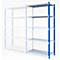Rayonnage universel à emboîter, module d'extension, 5 tablettes en tôle d’acier, capacité de charge 125 kg, l. 1000 x H 2000 x P 400 mm