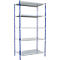 Rayonnage universel à emboîter, module de base, 5 tablettes en tôle d’acier, capacité de charge 125 kg, l. 1000 x P 400 x H 2000 mm