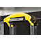 Really Useful Boxes opbergbox, 64 l, zwart, handgreep geel