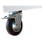 Receptiebalie Cool - B 1400 x D 580 x H 1130 mm - gelakt - zilverkleur